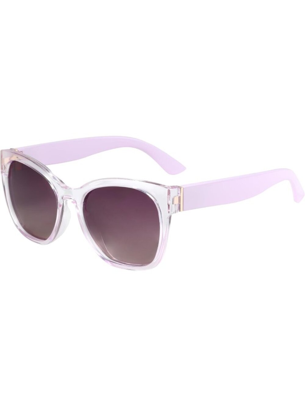 Women's Purple Oversized Cateye Polarized Sunglasses UV400 Protection Retro